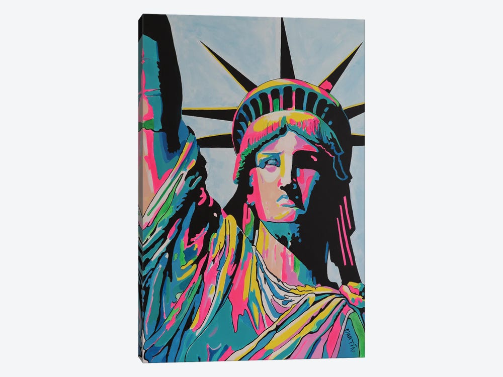 Lady Liberty by Peter Martin 1-piece Canvas Wall Art