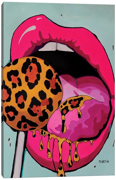 The Taste Of Glamour Canvas Art Print - Funky Art Finds