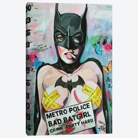 Batgirl Canvas Print #PEM119} by Peter Martin Canvas Art Print