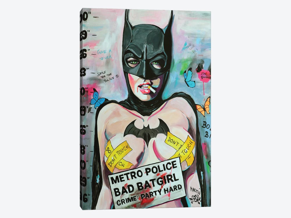 Batgirl by Peter Martin 1-piece Canvas Artwork