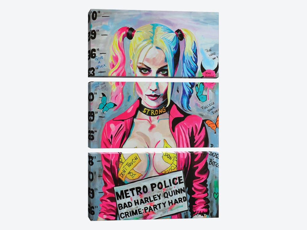 Harley Quinn by Peter Martin 3-piece Art Print