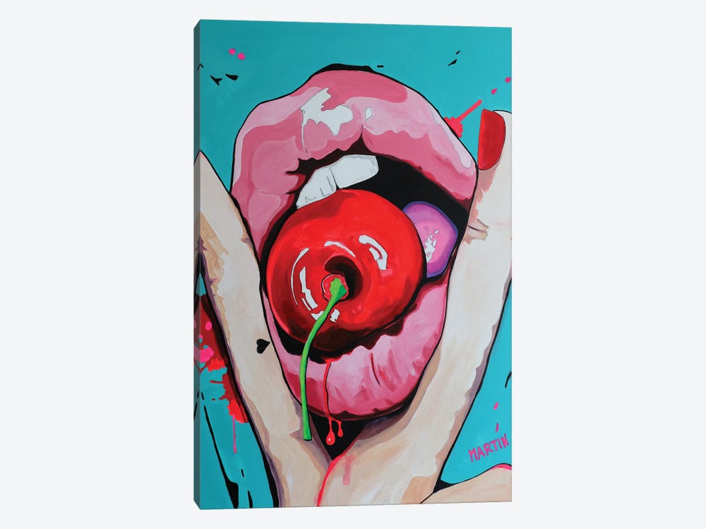 Sweet Cherry by Peter Martin 1-piece Canvas Artwork