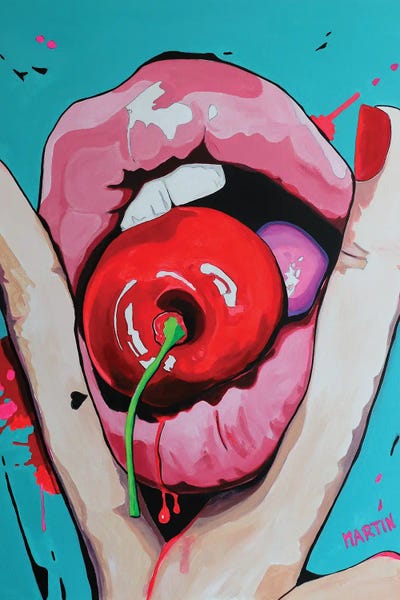 Lips: Sweet Cherry by Peter Martin