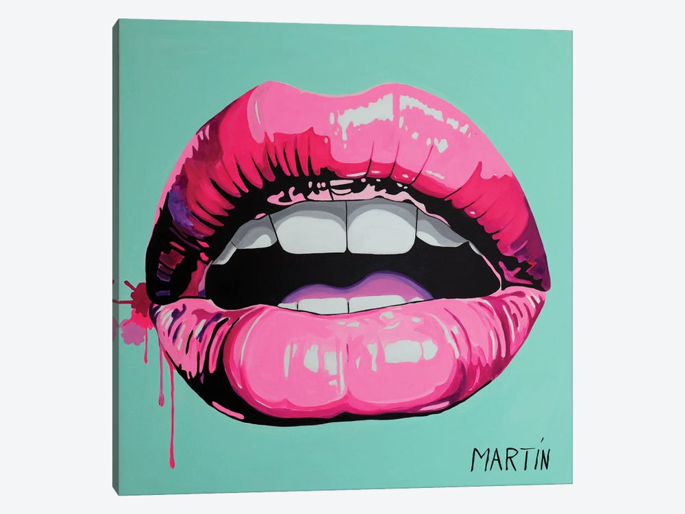 Hot Lips by Peter Martin 1-piece Canvas Wall Art