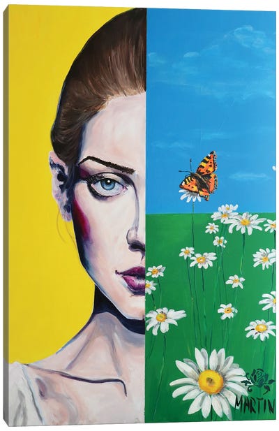 Longing Canvas Art Print - Butterfly Art