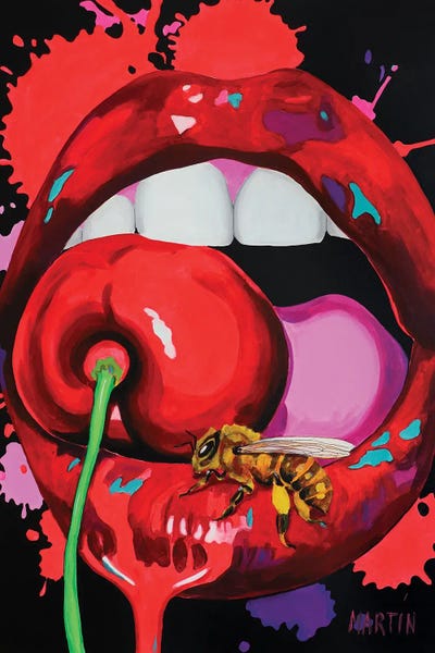 Bees: Cherry Honey by Peter Martin