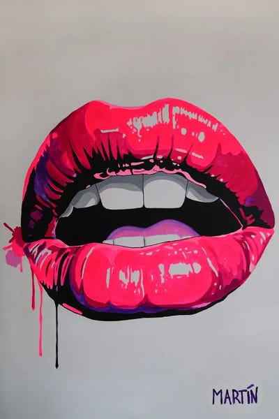 Lips: Red Hot Lips by Peter Martin