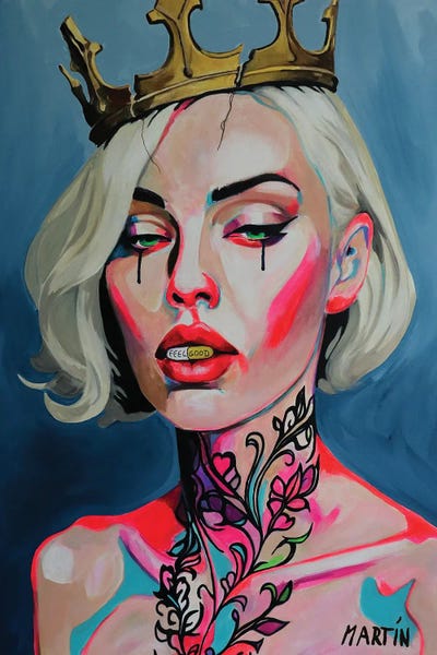 Queen Of Hope by Peter Martin acrylic art print