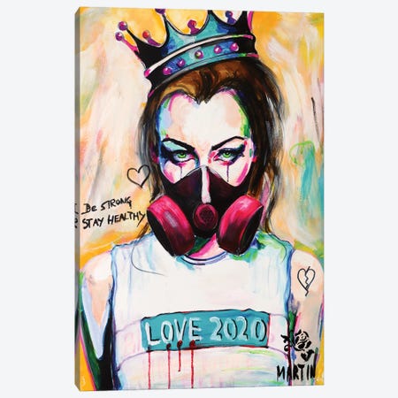 Love 2020 Canvas Print #PEM18} by Peter Martin Art Print