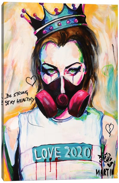 Love 2020 Canvas Art Print - Peter Martin