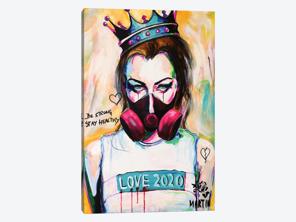 Love 2020 by Peter Martin 1-piece Canvas Art