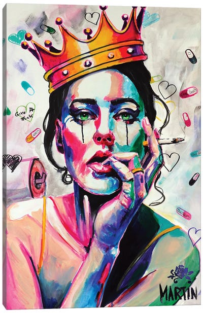 Queen Of Life Canvas Art Print - Peter Martin
