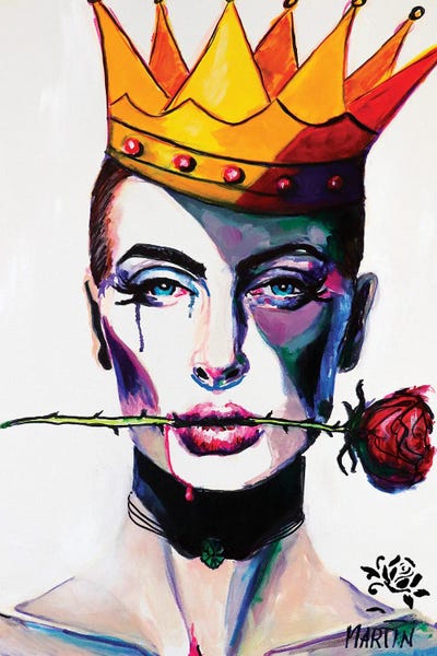 Queen of Roses by Peter Martin framed wall art