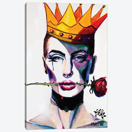 Queen of Roses Canvas Print #PEM23} by Peter Martin Canvas Art
