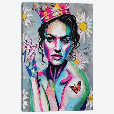 Flower Queen Canvas Print #PEM33} by Peter Martin Canvas Print