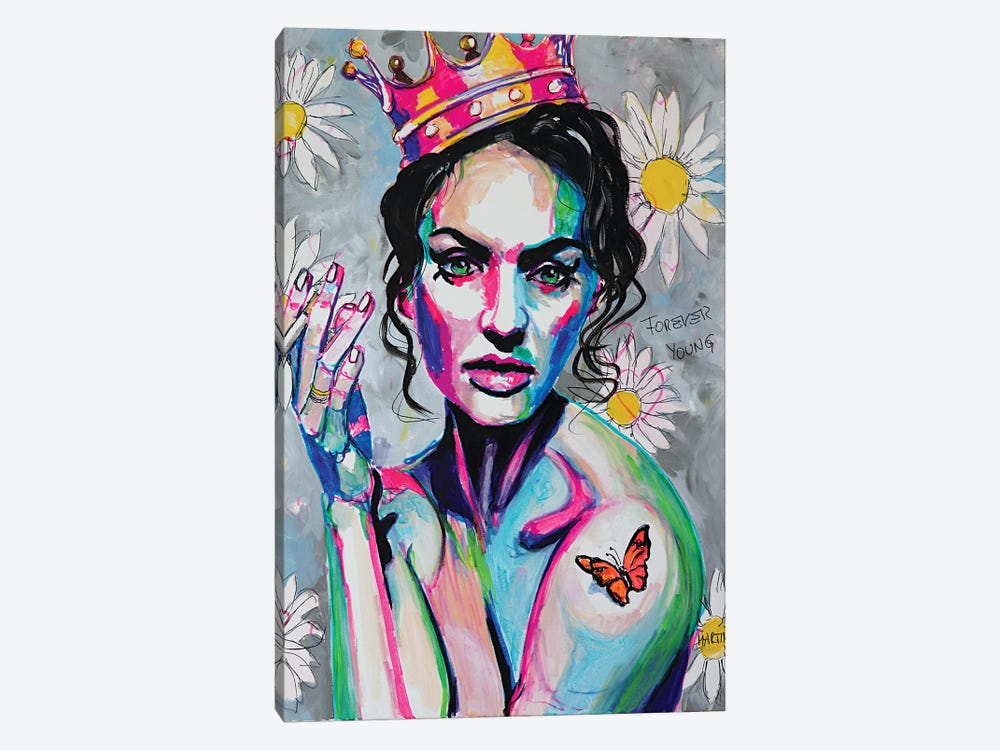 Flower Queen by Peter Martin 1-piece Canvas Print