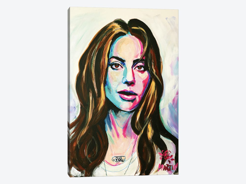 Lady Gaga by Peter Martin 1-piece Canvas Art