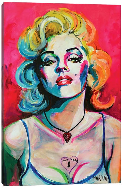Marilyn Monroe II Canvas Art Print - Peter Martin
