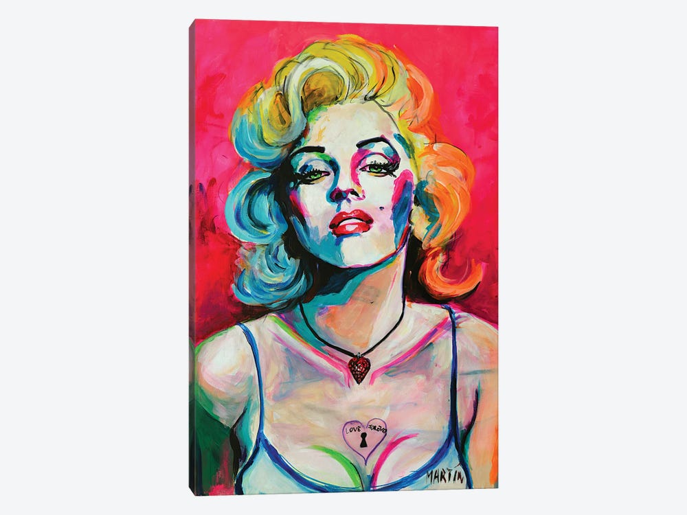 Marilyn Monroe II by Peter Martin 1-piece Canvas Art Print