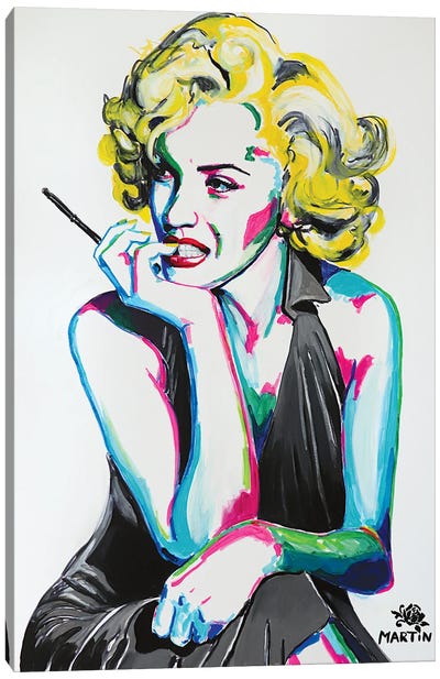 Marilyn Monroe I Canvas Art Print - Model & Fashion Icon Art
