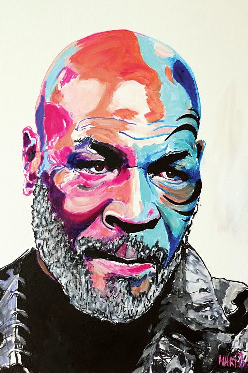 Mike Tyson by Peter Martin wall art