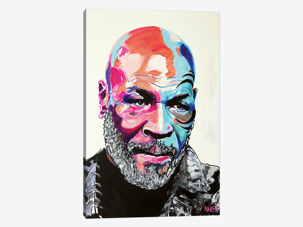 Mike Tyson by Peter Martin 1-piece Canvas Art Print