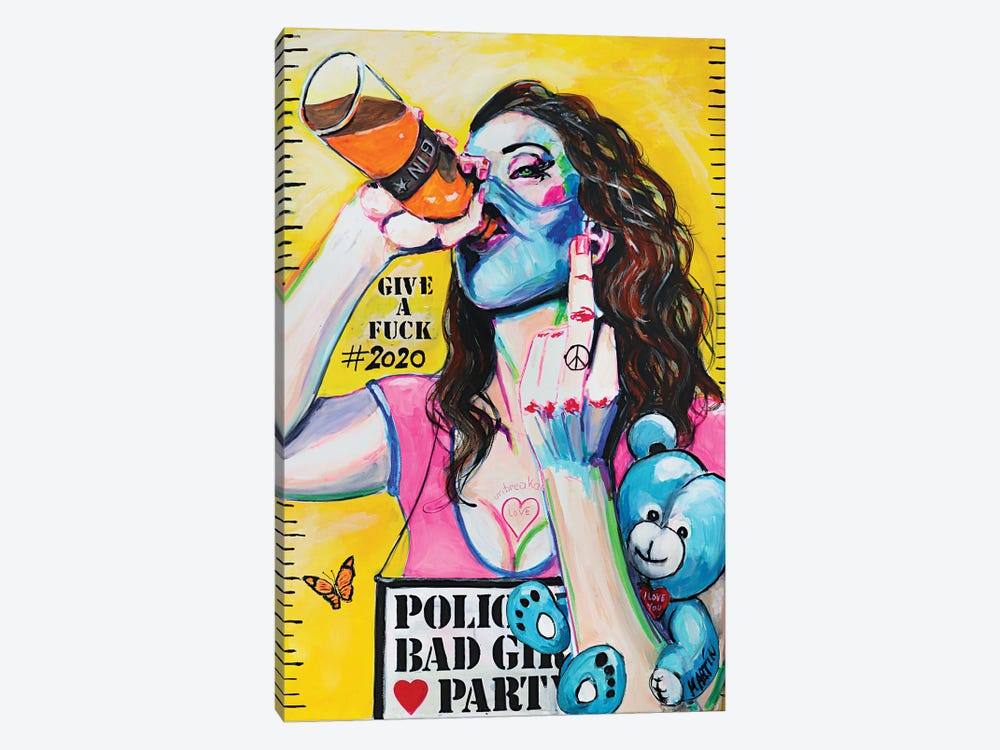 Party Life 2020 by Peter Martin 1-piece Canvas Print