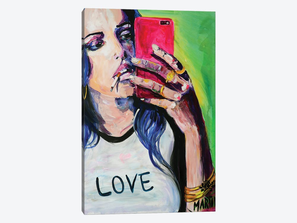 Selfie Queen by Peter Martin 1-piece Art Print