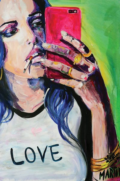 Smoking: Selfie Queen by Peter Martin