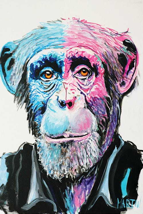 Chimpanzee by Peter Martin wall art