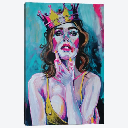 Beauty Queen Canvas Print #PEM46} by Peter Martin Art Print