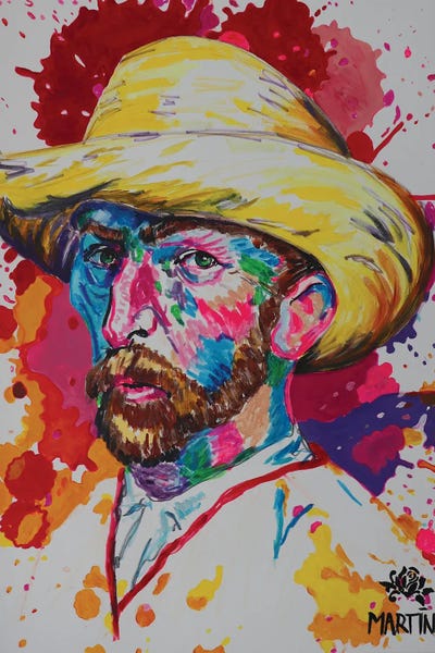 Van Gogh Portraits Collection: Vincent Van Gogh by Peter Martin