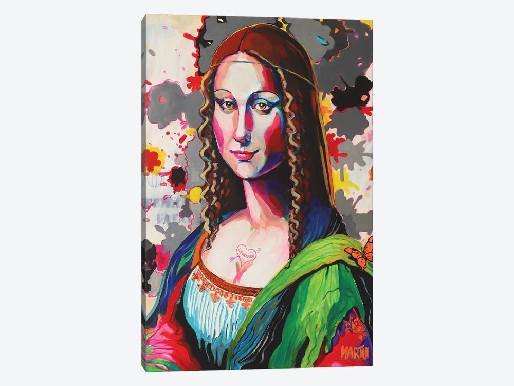 Mona Lisa II by Peter Martin 1-piece Canvas Artwork