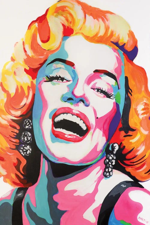 Marilyn Monroe Pop Art by Peter Martin wall art