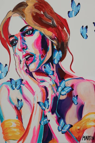 Woman With Butterflies