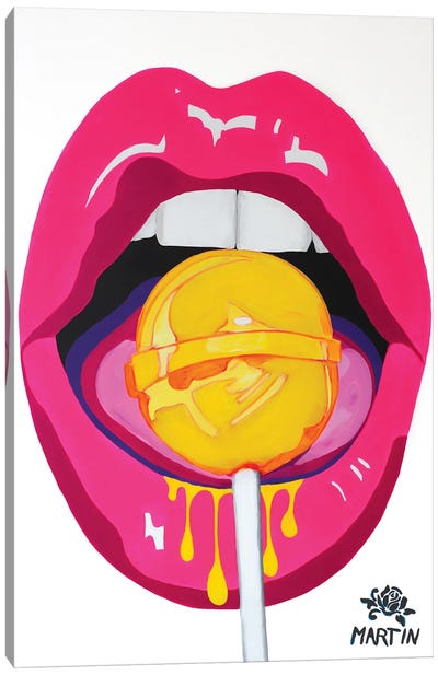 Lollipop Canvas Art Print - Candy Art