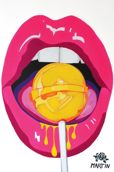 Lips: Lollipop by Peter Martin