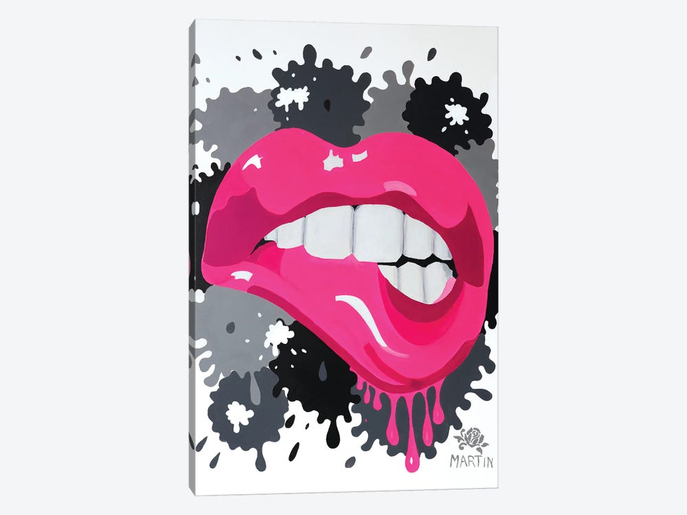 Pink Lipps II by Peter Martin 1-piece Art Print