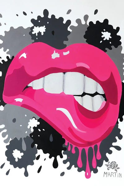 Lips: Pink Lipps II by Peter Martin