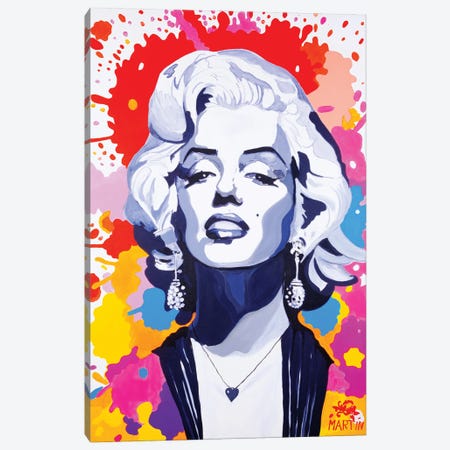 Marilyn Monroe III Canvas Print #PEM84} by Peter Martin Art Print