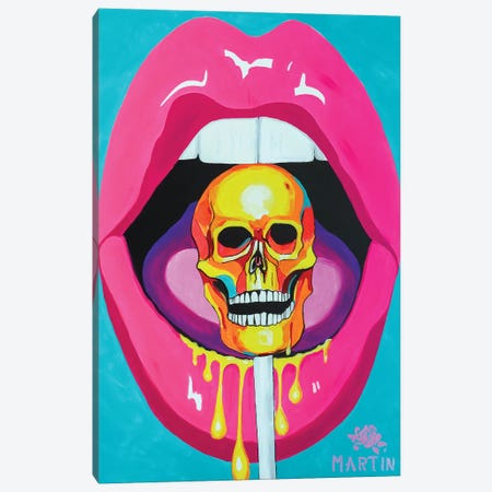 Hot Lollipop Canvas Print #PEM94} by Peter Martin Canvas Art