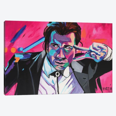 Pulp Fiction - John Travolta Canvas Print #PEM99} by Peter Martin Canvas Art Print
