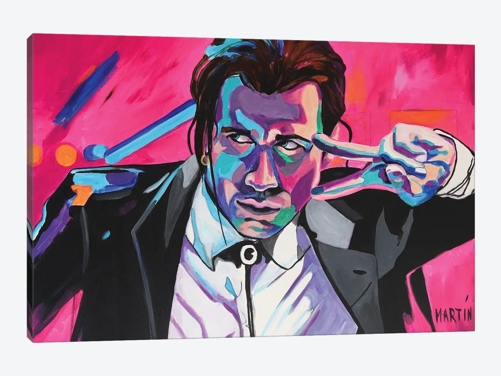 Pulp Fiction - John Travolta by Peter Martin 1-piece Canvas Print