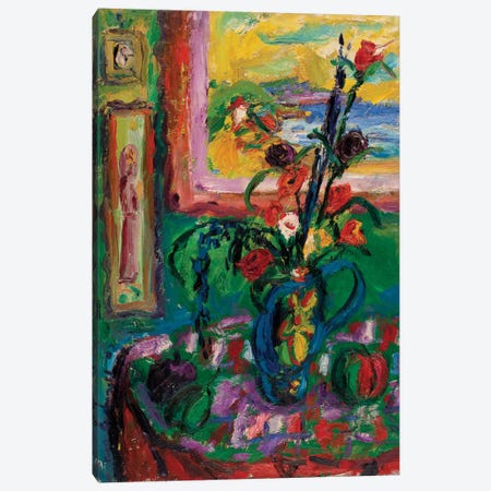 The Decorated Vase Canvas Print #PER25} by Peris Carbonell Canvas Artwork