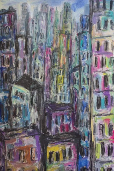 Manhattan by Peris Carbonell multi panel art