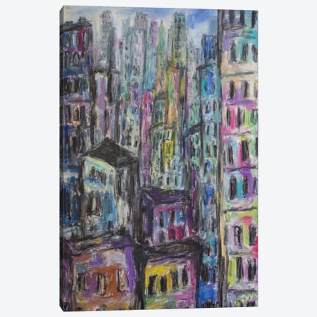 Manhattan Canvas Print #PER28} by Peris Carbonell Canvas Art Print
