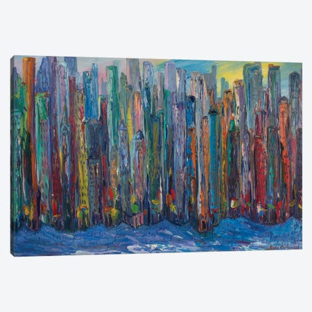 New York City Canvas Print #PER32} by Peris Carbonell Canvas Wall Art