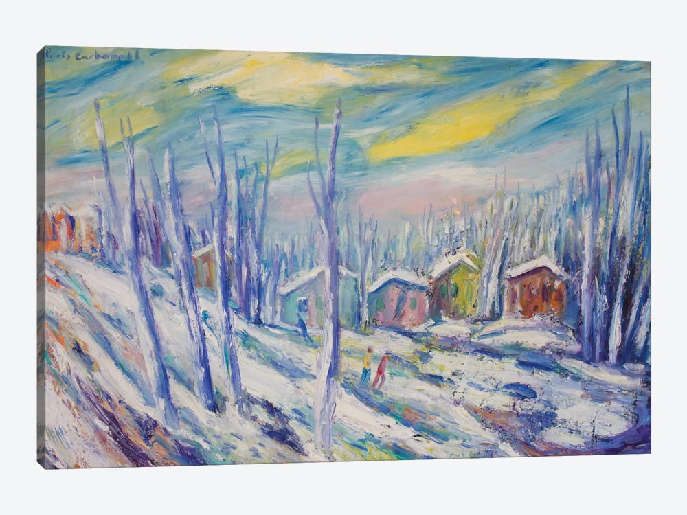 Winter Landscape by Peris Carbonell 1-piece Canvas Print