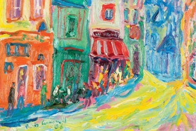 Poche, Paris by Peris Carbonell metal wall art