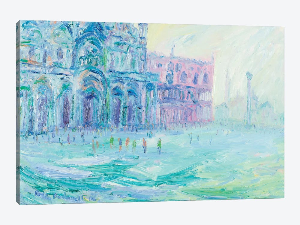 Basilica Of San Marco And Palazzo Ducale, Venice by Peris Carbonell 1-piece Canvas Print